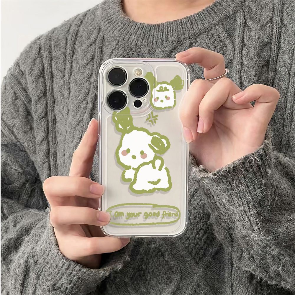 ✅Ốp Điện Thoại Mềm Chống Sốc Họa Tiết Cún Con Dành Cho Iphone 13 14Promax 6In11 12 78