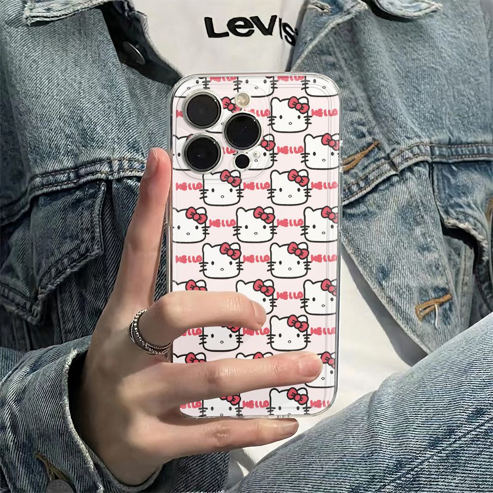 ✅Ốp Điện Thoại Dẻo Họa Tiết Hoạt Hình Mèo Đơn Giản Chống Sốc Cho Iphone 78max plus 14proiPhone12 13 6In11 VDD6