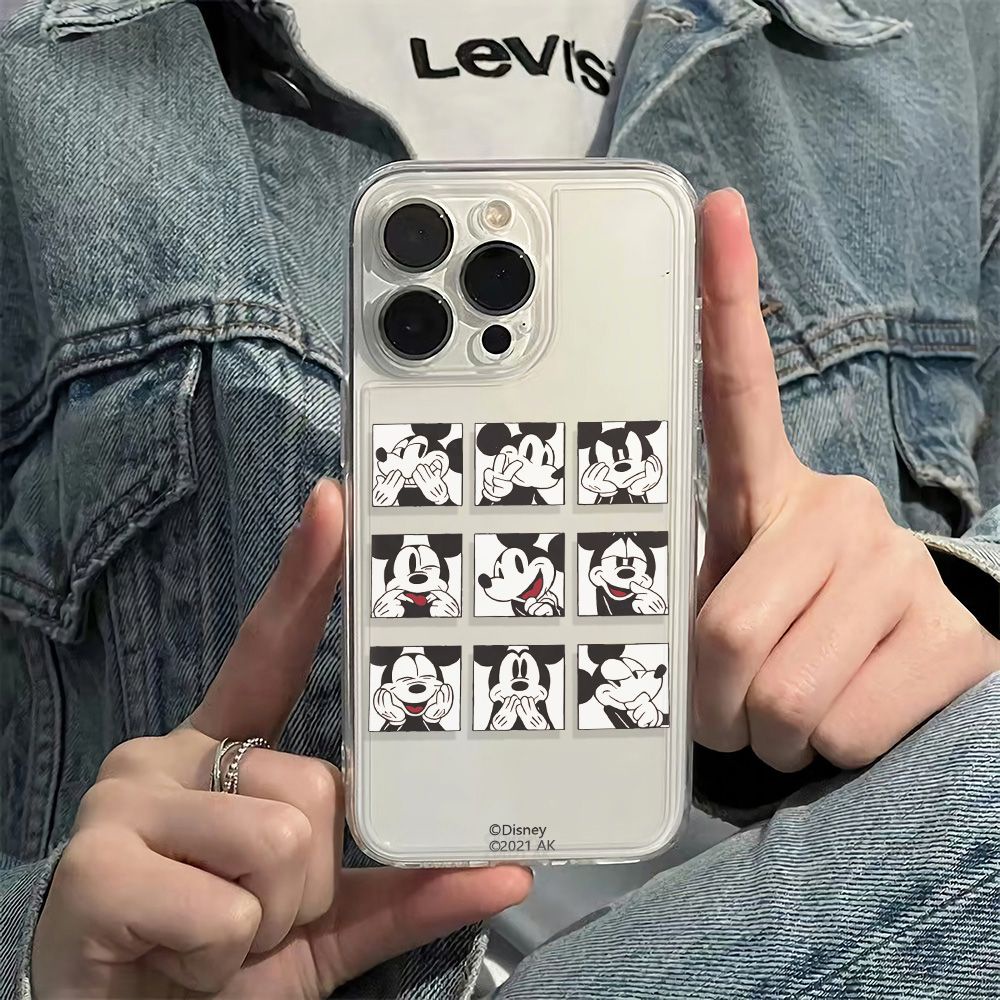 ✅Ốp Điện Thoại Mềm Chống Sốc Họa Tiết Chuột Mickey Cho Iphone 12136In plus14pro11 2QBC 78 max