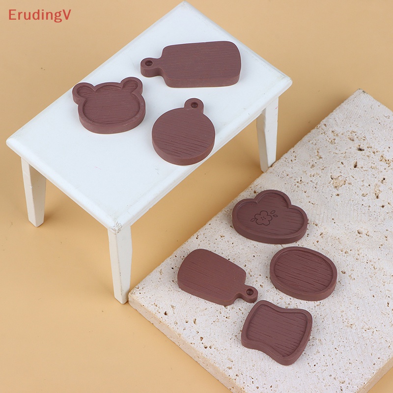 Bộ 5 Khay Nướng Bánh Mini Bằng Gỗ Dành Cho Nhà Búp Bê