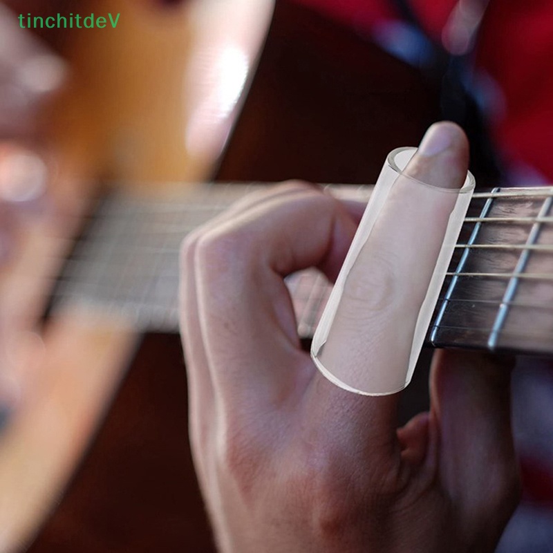 Bộ 2 Thanh Trượt Thuỷ Tinh 60MM Bằng Thép Không Gỉ Màu Bạc Cho Đàn Guitar Bass