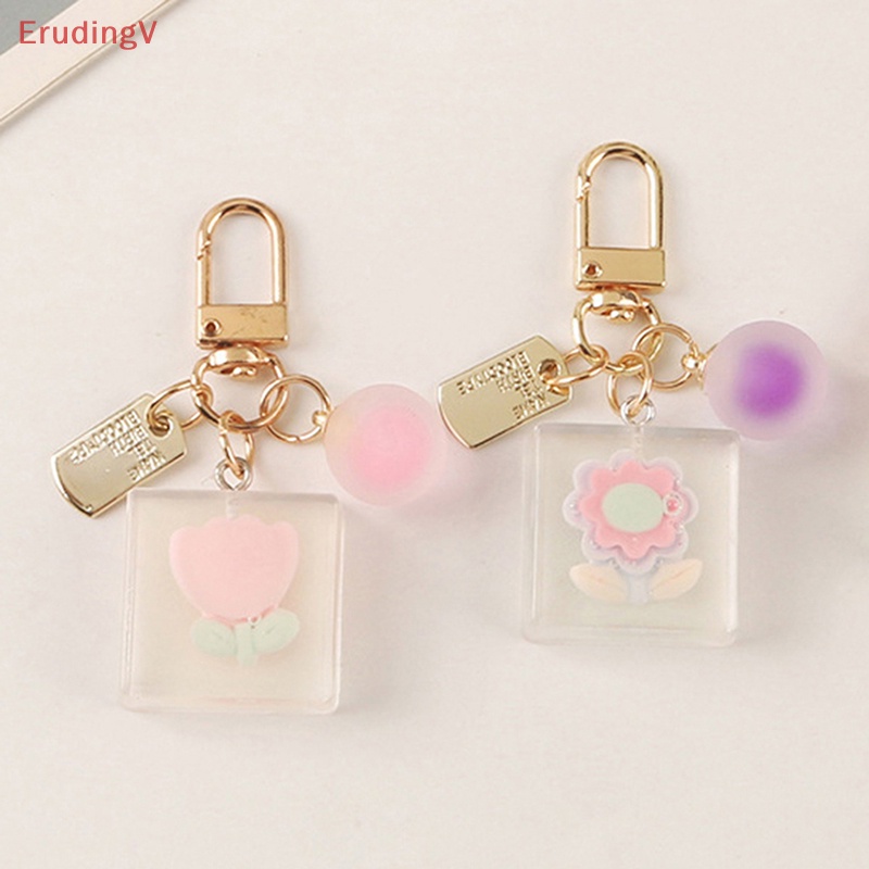 [ErudingV] Móc Khóa Resin Hình Hoa Cúc Sáng Tạo Dễ Thương Cho Nữ [Mới]