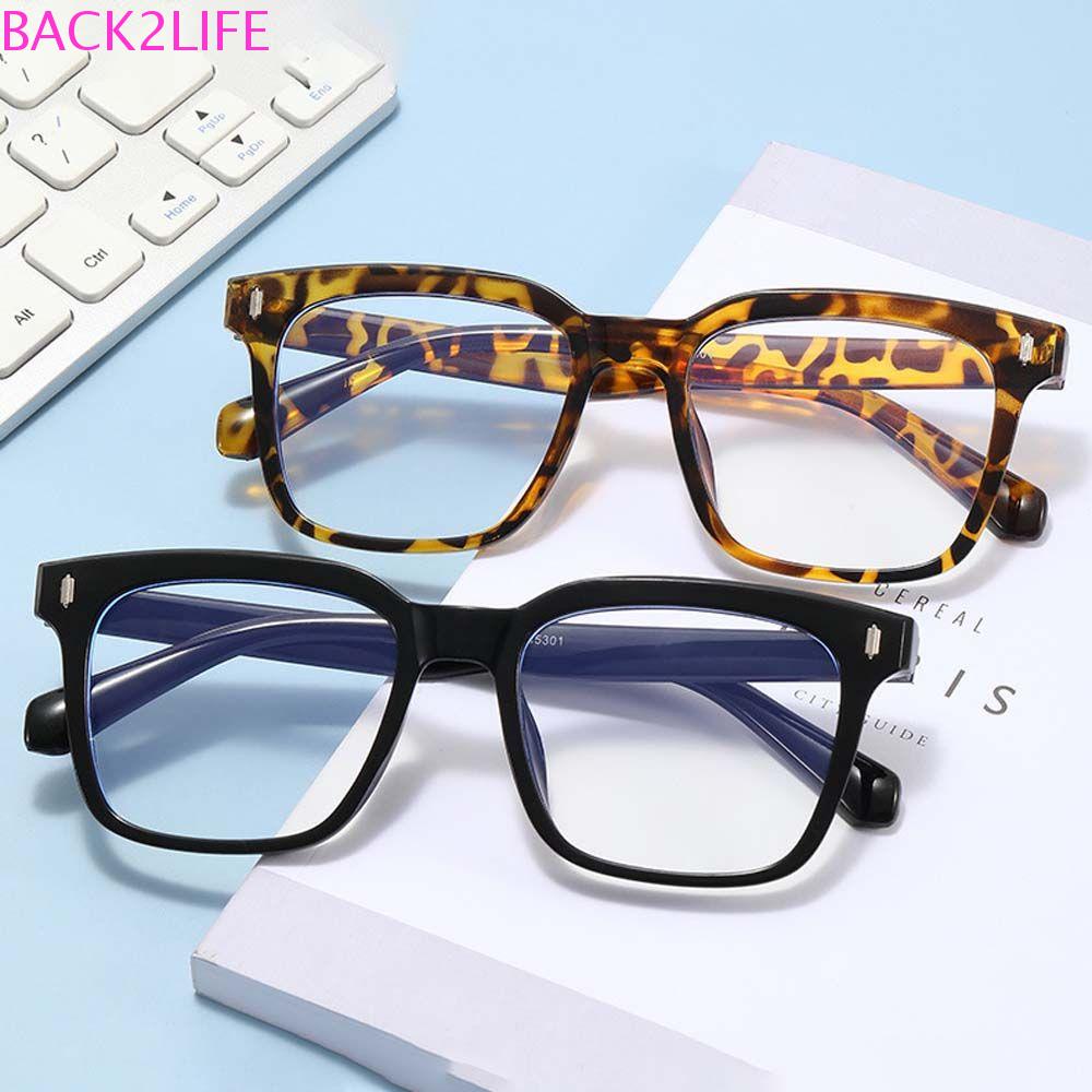 Kính Mát Gọng Vuông Họa Tiết Da Báo Màu Gradient Thời Trang Cho Nữ 2Life