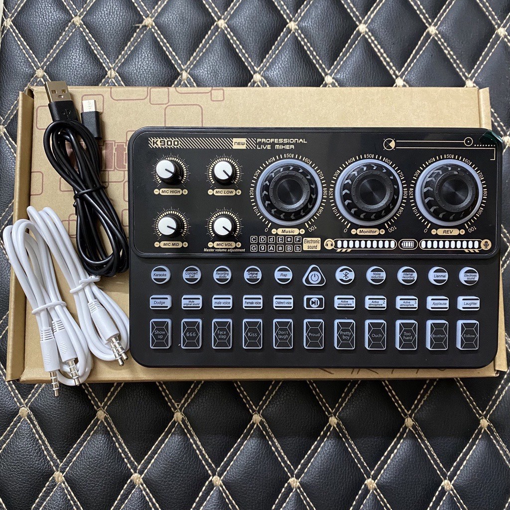 Bộ Sound Card K900 có bluetooth autotune
