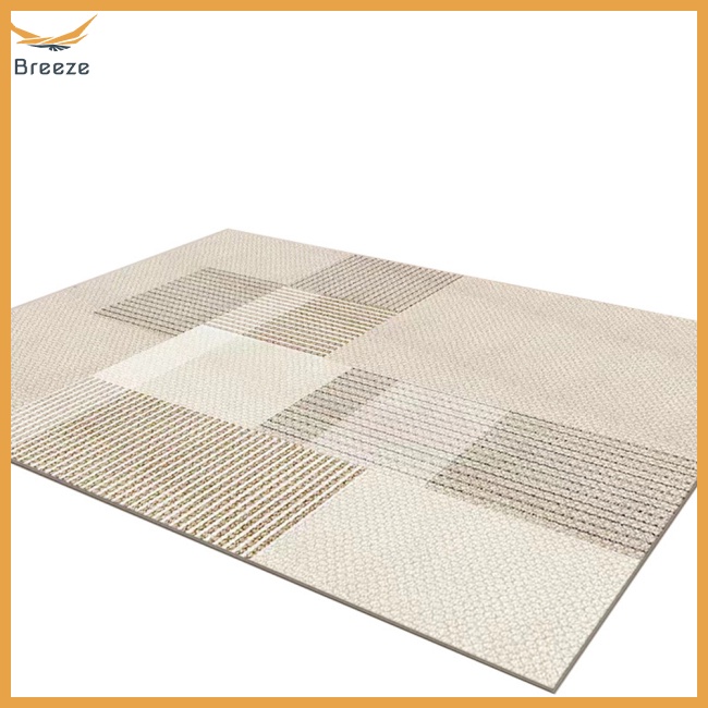 Thảm Trải Sàn Họa Tiết Hình Học Phong Cách Vintage Chống Trượt Tiện Dụng Trang Trí Nhà Cửa