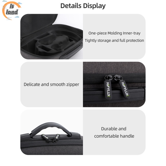 Túi Đựng Bảo Vệ Mắt Kính Thực Tế Ảo Pico 4 Vr Cứng Cáp Chống Thấm Nước Nhỏ Gọn Dành Cho Đi Du Lịch