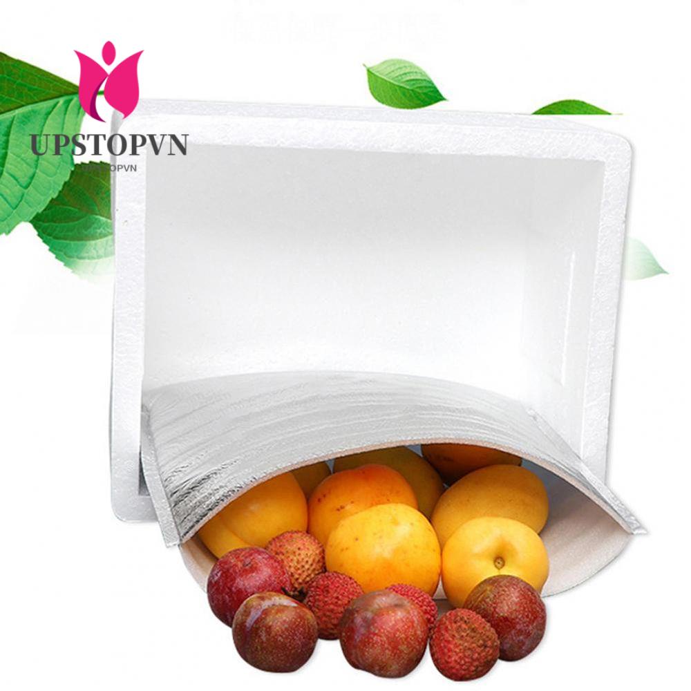 UPSTOPVN 50pcs Lunch Bag Folding Delivery Carrier Drink Storage Cooler Bag