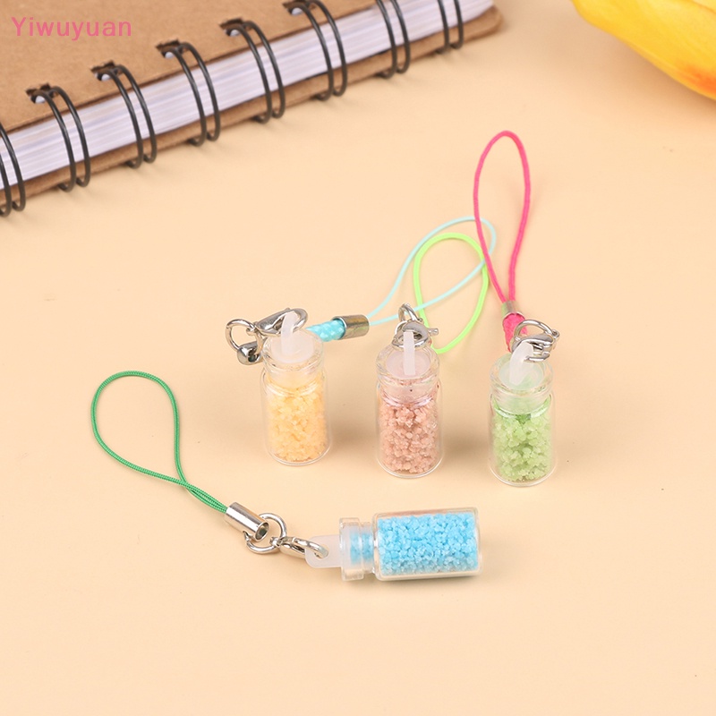 1 / 5 Bình Sữa Dạ Quang Mini Bằng Nhựa Resin Trang Trí Xe Hơi / Điện Thoại DIY Mới