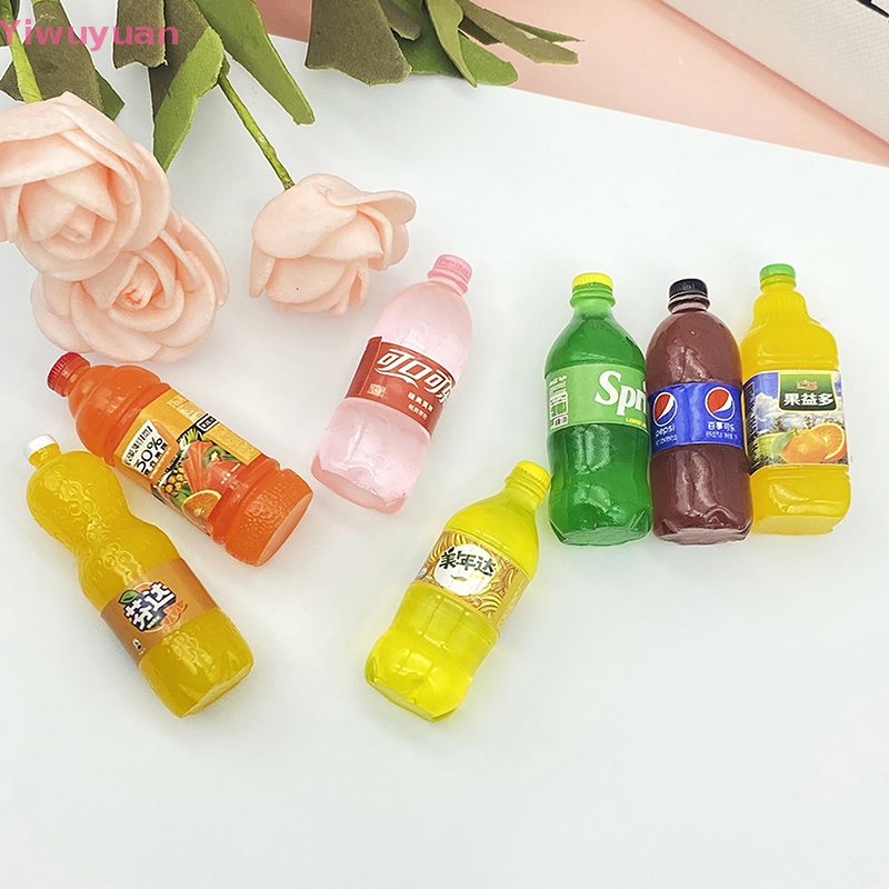 Bộ 5 Mô Hình Bình Nước Phát Quang Mini Bằng Nhựa Resin Trang Trí Điện Thoại DIY Mới