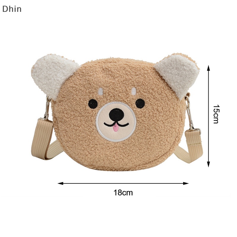 Túi Đeo Chéo Hình Chú Cừu Bông Mềm Mại Dễ Thương Cho Nữ