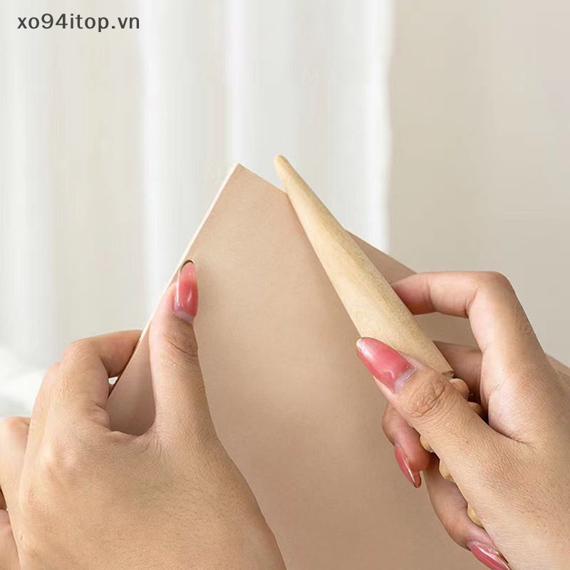 Xoitop Dụng Cụ Đánh Bóng Cạnh Gỗ Tròn Chuyên Dụng Làm Đồ Da Thủ Công