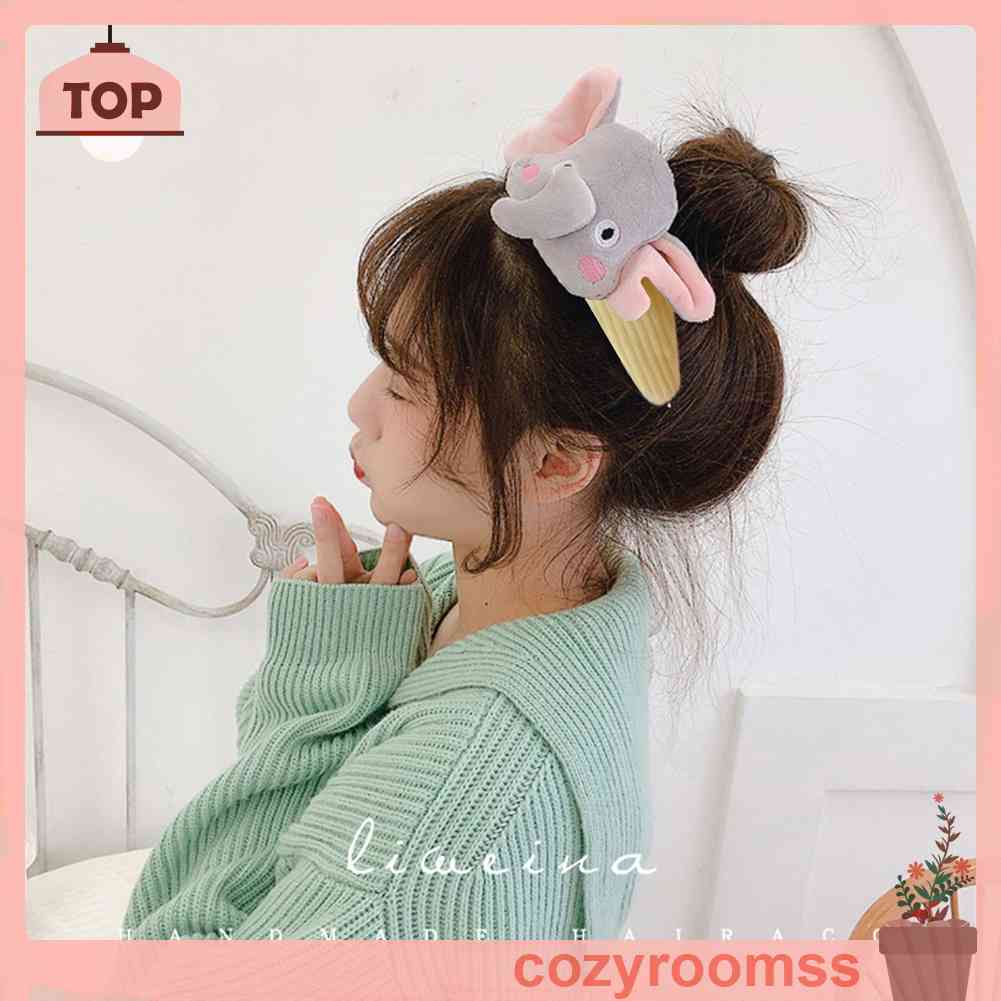 Kẹp Tóc Trang Điểm Hình Thú &amp; Trái Cây Dễ Thương Cho Nữ