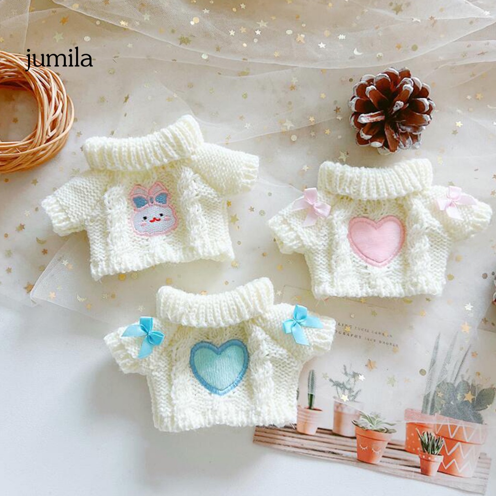 [JU] Áo Sweater Dệt Kim Dễ Thương Làm Quà Tặng Cho Búp Bê Mặc Hàng Ngày