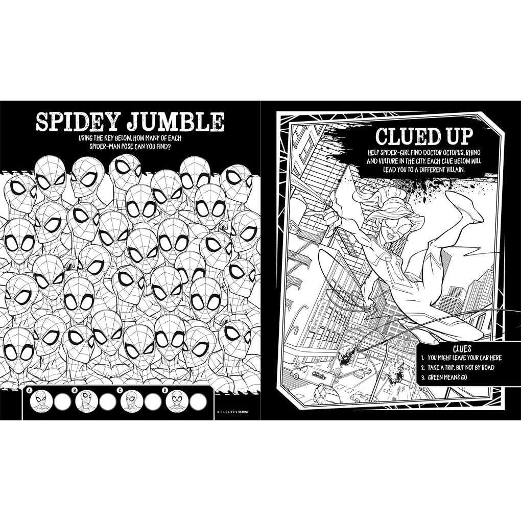 Marvel Spider-Man: Search & Find Colouring