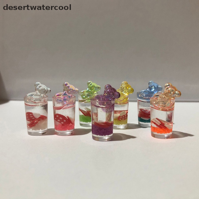 Devn Set 5 Ly Uống Nước Mini Dạ Quang Hình Gấu Martijn