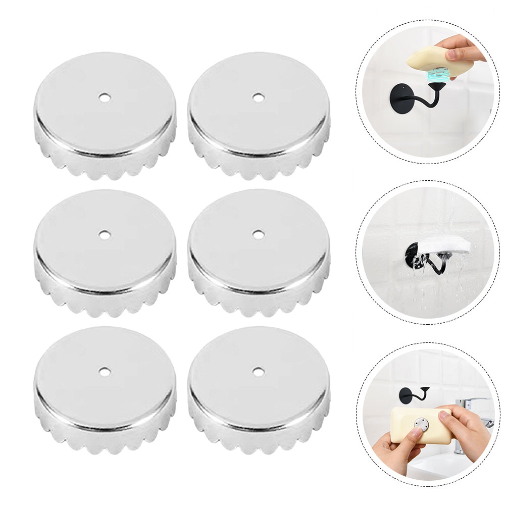 Set 6 Giá Đỡ Xà Phòng Bằng Thép Không Gỉ Tiện Dụng Cho Phòng Tắm