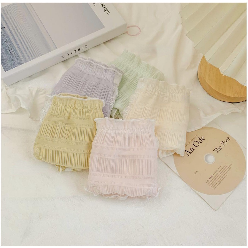 Quần Lót Tam Giác Lưng Thấp Thoáng Khí Màu Sắc Ngọt Ngào Và Cá Tính Cho Nữ