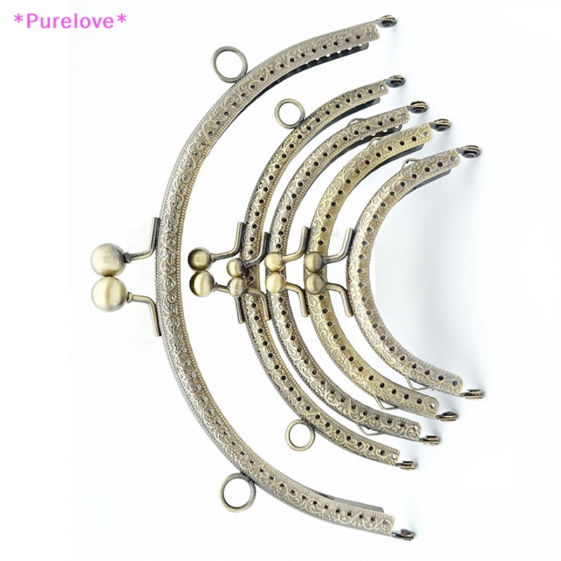 Khung Khóa Túi Xách Bằng Kim Loại 8.5 / 10.5 / 12.5 / 15 / 20.5cm DIY Mới