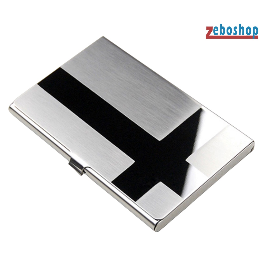 Ốp Điện Thoại Bằng Thép Không Gỉ Có Ngăn Đựng Thẻ Thời Trang