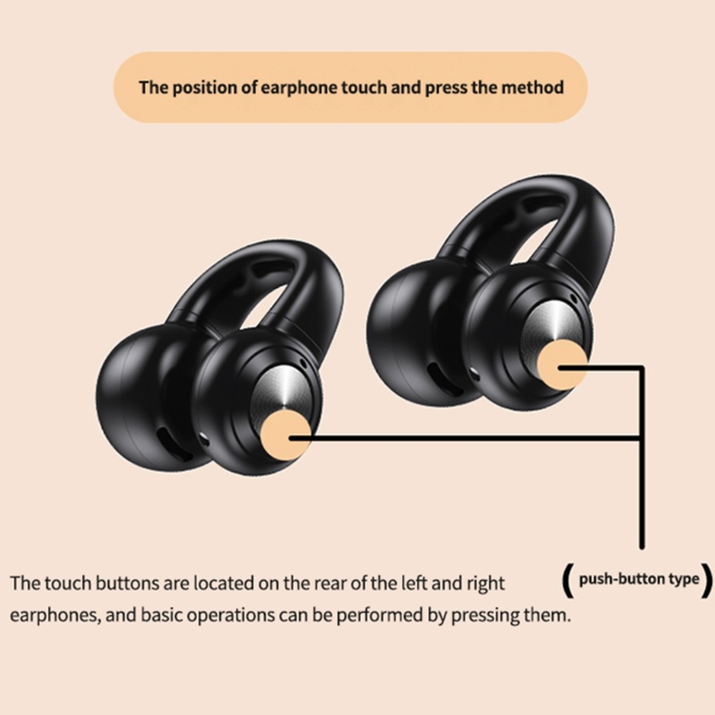 Tai Nghe Bluetooth Không Dây Chống Nước TWS 5 2 Có Thể Truyền Âm Xương