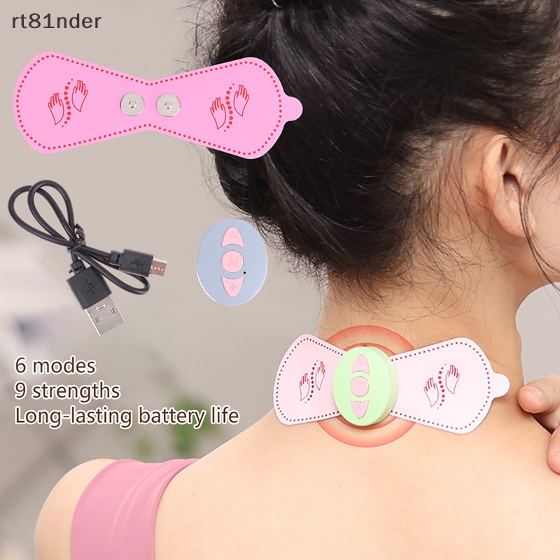 Rt Miếng Dán Massage Điện EMS Mini Cho Cổ Và Lưng