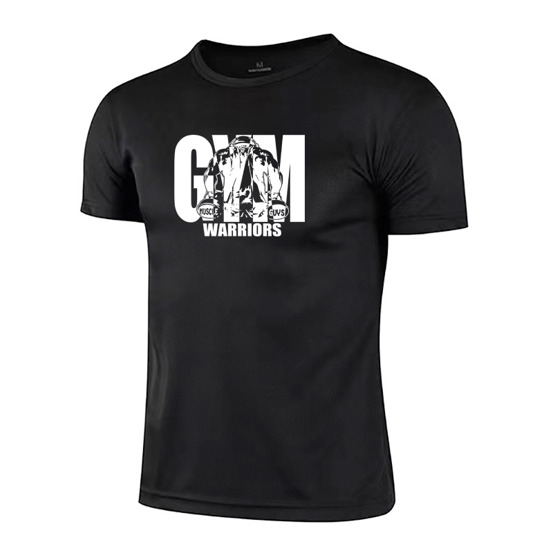 Áo Thun Thể Thao Tay Ngắn Dáng Rộng Chất Liệu Polyester Nhanh Khô Thời Trang Mùa Hè Cho Nam