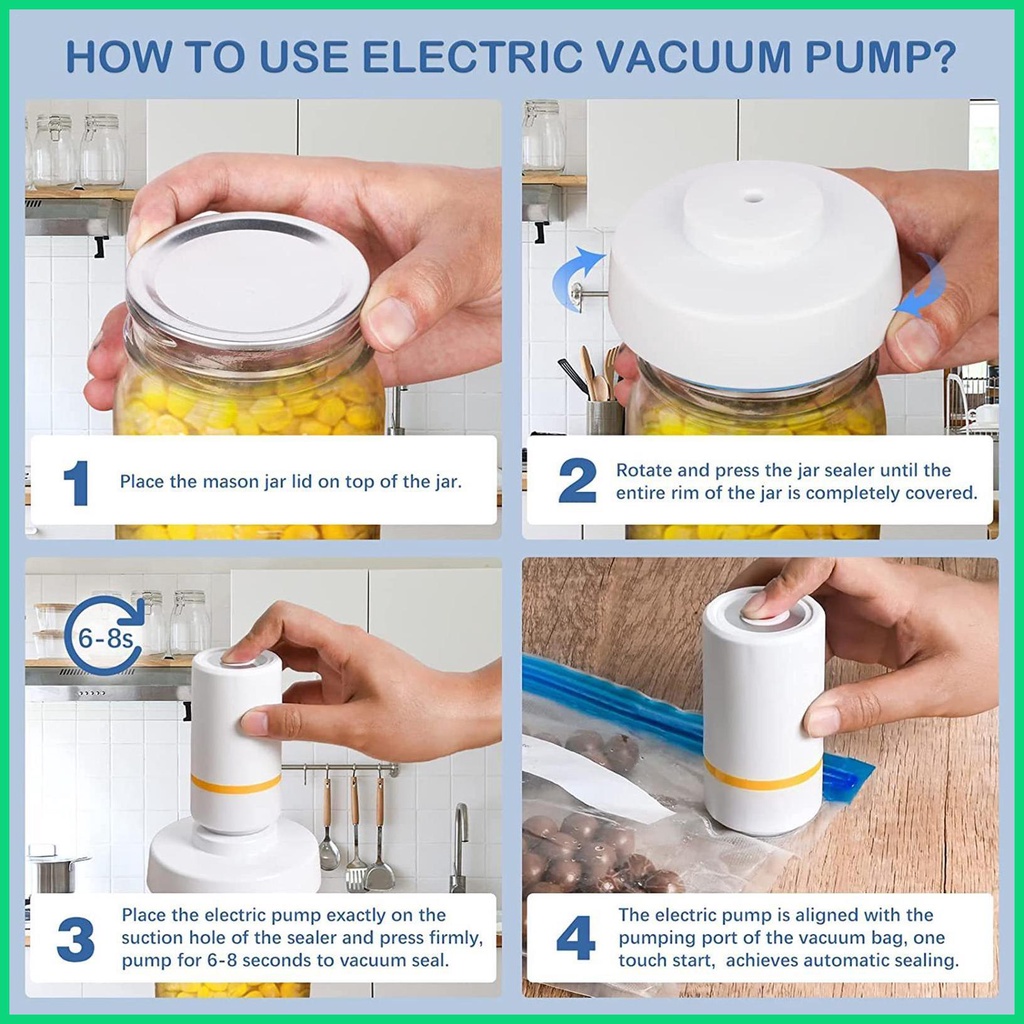 Máy Hút Chân Không Niêm Phong Hộp Gia Vị Bằng Điện Cho jiwvn