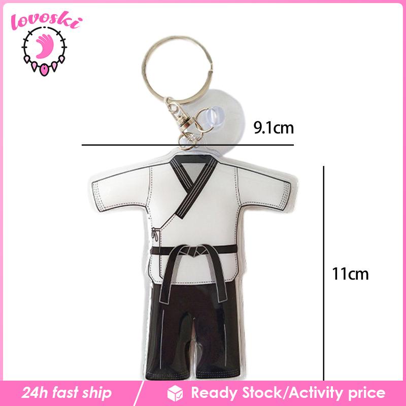 Móc Khóa Kim Loại Hình Taekwondo Dễ Thương