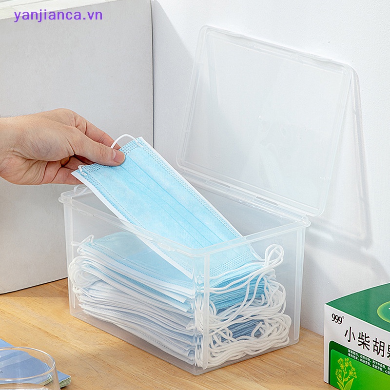 Hộp Đựng Khẩu Trang Sức Chứa Lớn Kín Chống Bụi Chống Nước