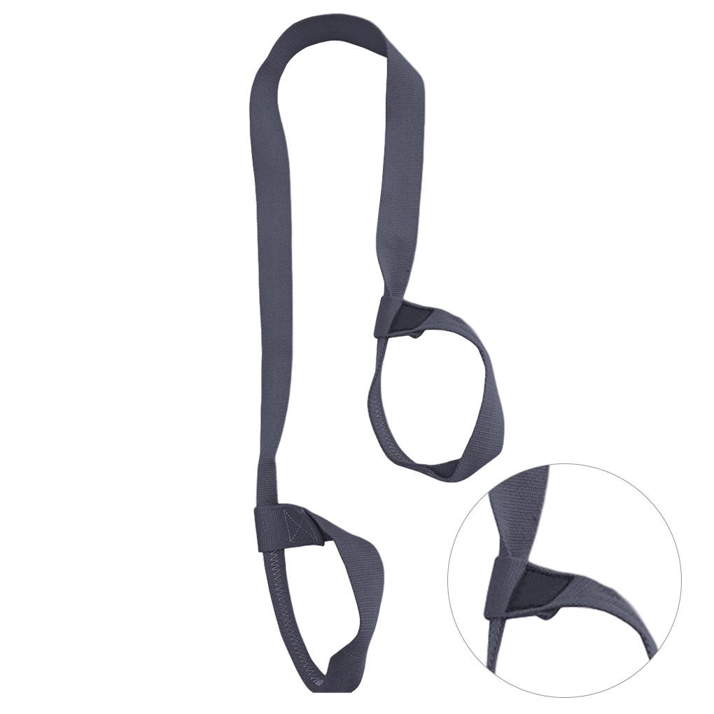 Dây Đeo Thảm Tập Yoga Chất Liệu Cotton Màu Xám Đậm Tùy Chỉnh Tiện Dụng