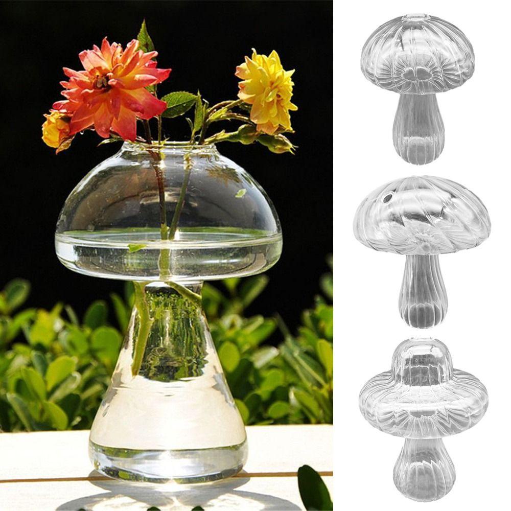 Bình Hoa Thủy Tinh Trong Suốt Để Bàn Trang Trí Phòng Khách 24 Cái