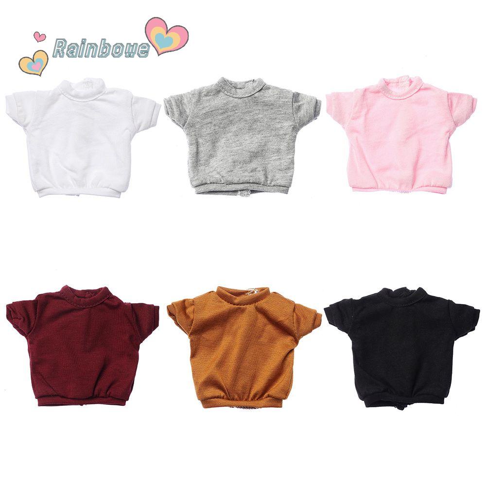 Áo Thun Tay Ngắn Họa Tiết Cầu Vồng Cho Búp Bê 1 / 6
