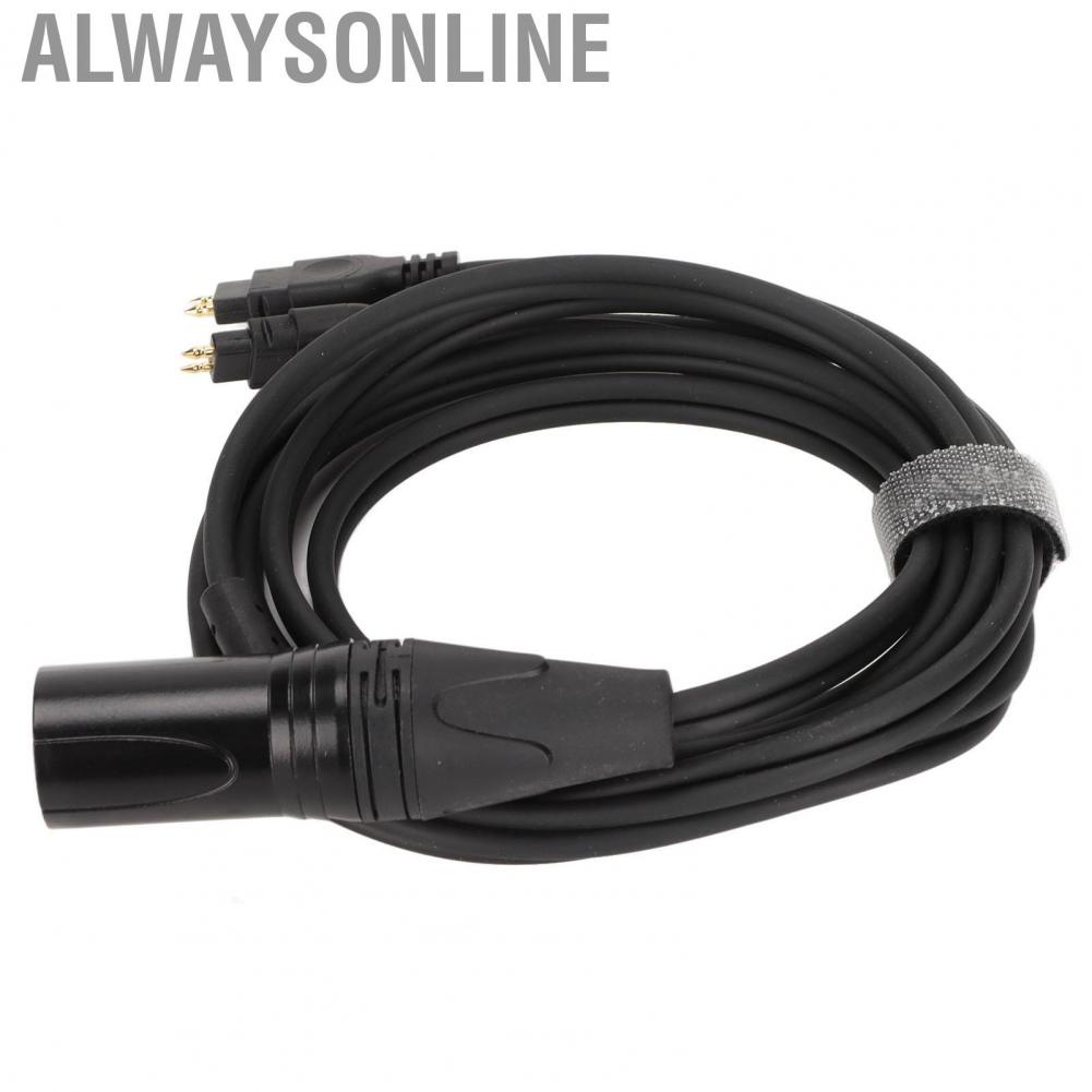 Alwaysonline HD650/600/580/660S/58X/565/545/535 Headphone Cable 4 Pin XLR Male