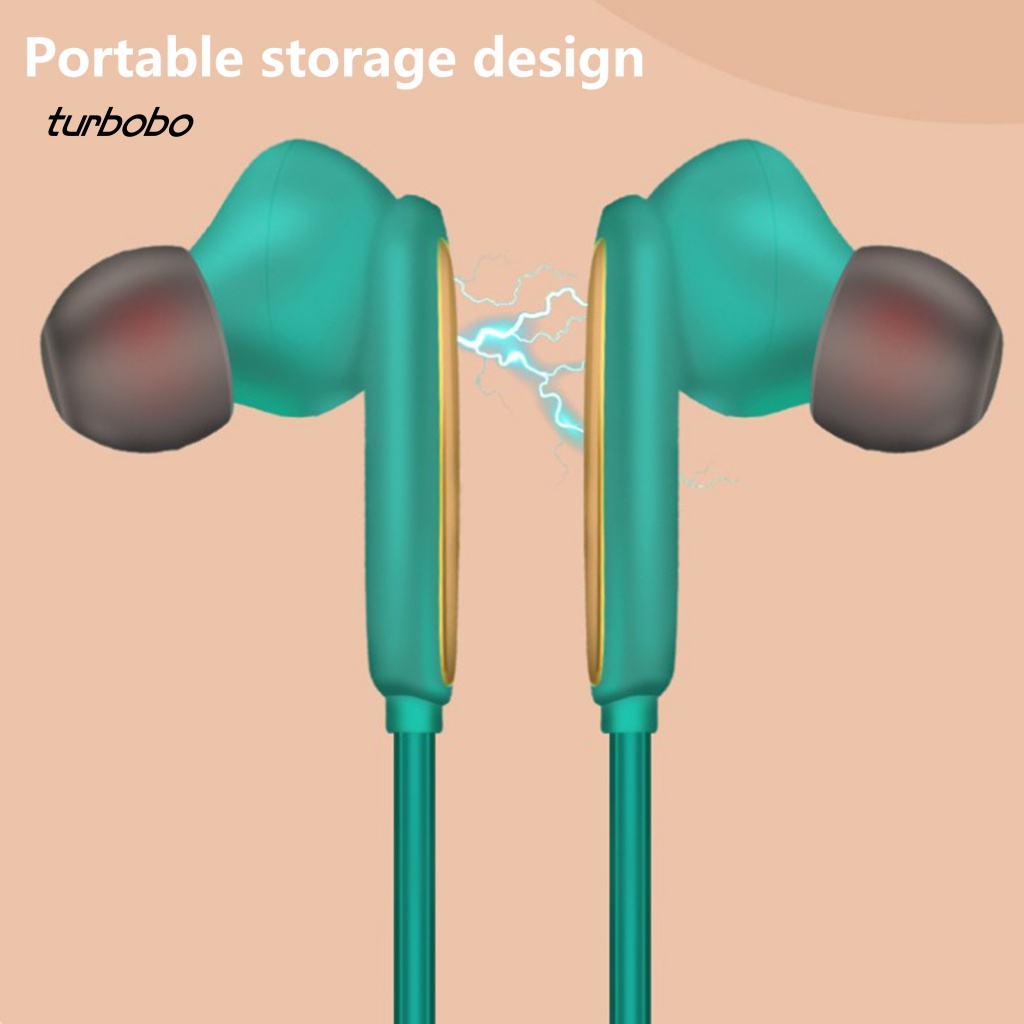 Tai Nghe Thể Thao Không Dây Quấn Cổ Gắn Đèn Pin Hỗ Trợ Thẻ Nhớ Bluetooth Có Nam Châm turbobo AKZ-R11