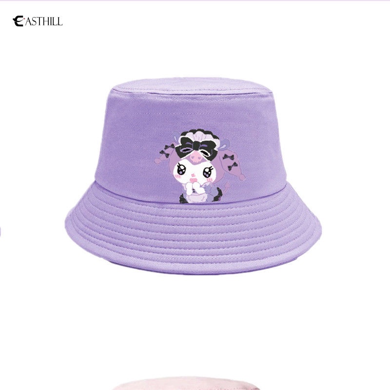 Mũ Ngư Dân Chống Nắng Chống Gió Chống Nước In Hình Sanrio Hello Kitty Kuromi My Meldoy Đáng Yêu