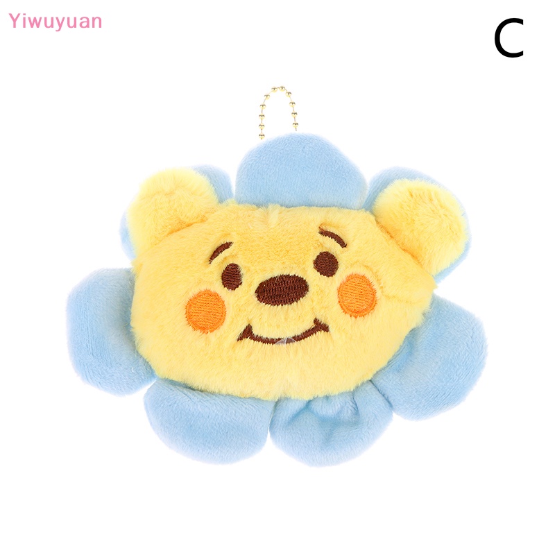 < Yiwuyuan > Móc Chìa Khóa Hình Đồ chơi nhồi bông Hoa Hướng Dương / Gấu Mềm Mại Trang Trí Ba Lô / Túi Xách / Xe Hơi
