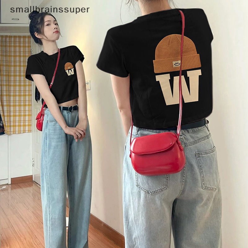 Áo Thun Nữ Ngắn Tay In Chữ Đơn Giản Thời Trang