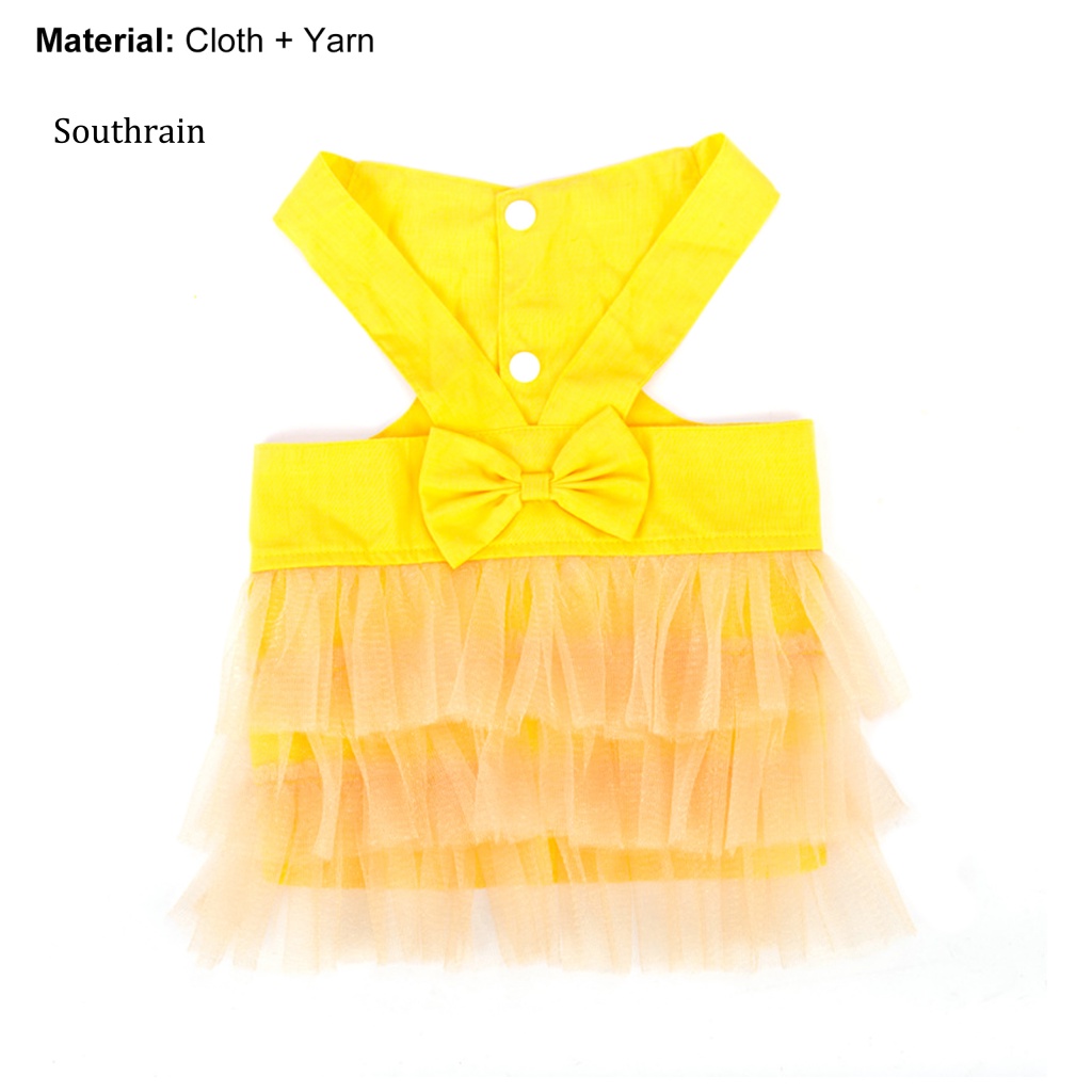 Đầm Tulle Không Tay Thoáng Khí Thời Trang Mùa Hè Cho Cún Cưng