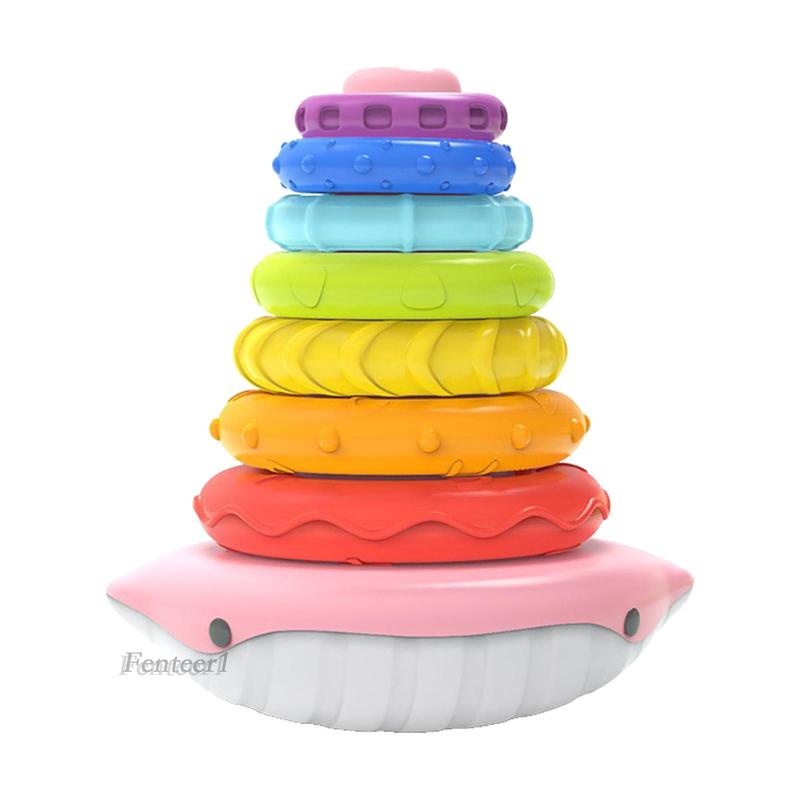 [Fenteer1] Đồ Chơi Khối Xếp Chồng Cảm Giác Thích Hợp Làm Quà Tặng Cho Bé Trai