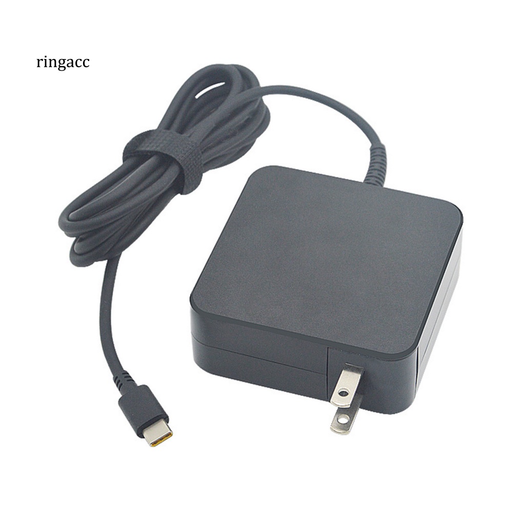 Cục Sạc Nhanh Chống Cháy Nổ Phích Cắm US Type-C Cho Laptop 45W 65W