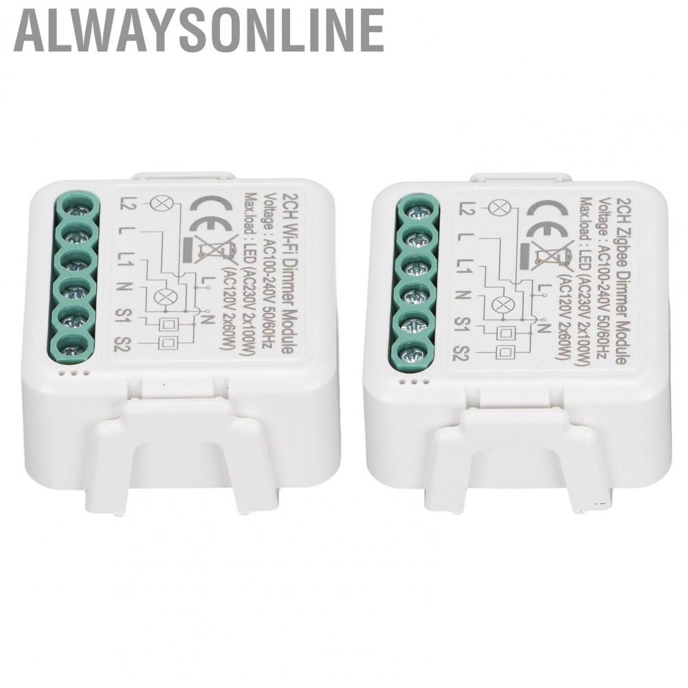 Alwaysonline Intelligent Switch Module  Safe East To Install Smart Convenient for Electrical Appliances Home