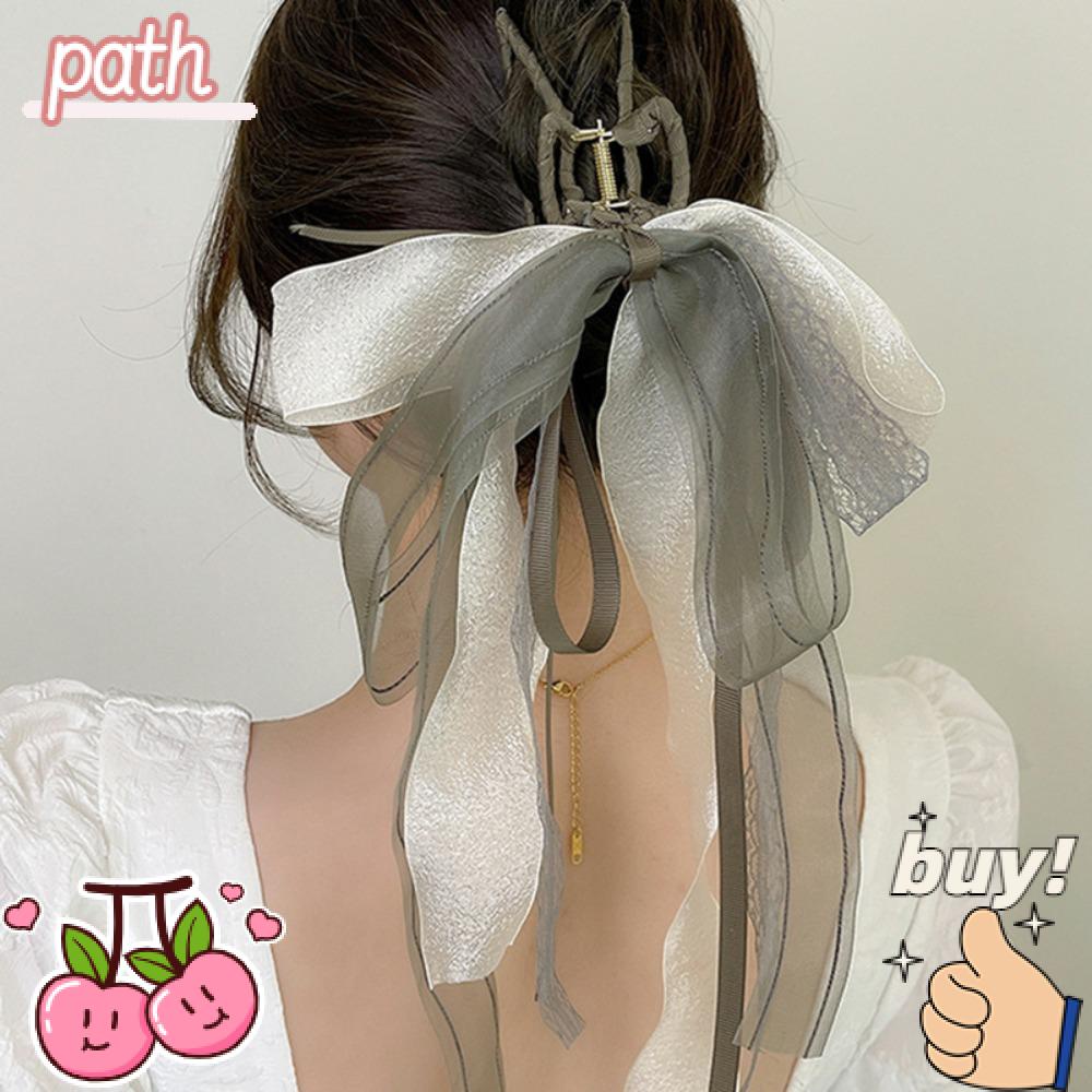 PATH Kẹp Tóc Phối Ren Thời Trang Chất Lượng Cao Cho Nữ