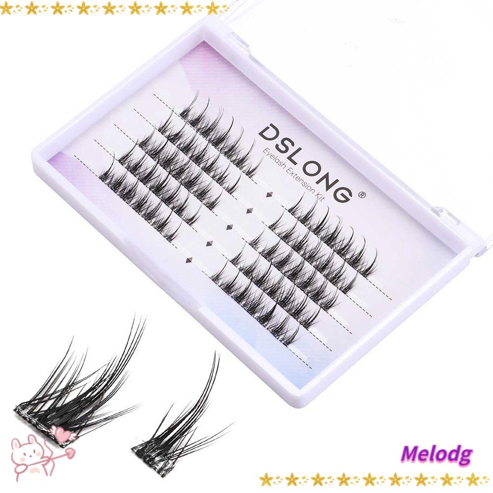 Set 50 / 70 / 90 Cụm Lông Mi Giả 3D Trọng Lượng Nhẹ Nhanh Chóng Dành Cho Gia Đình