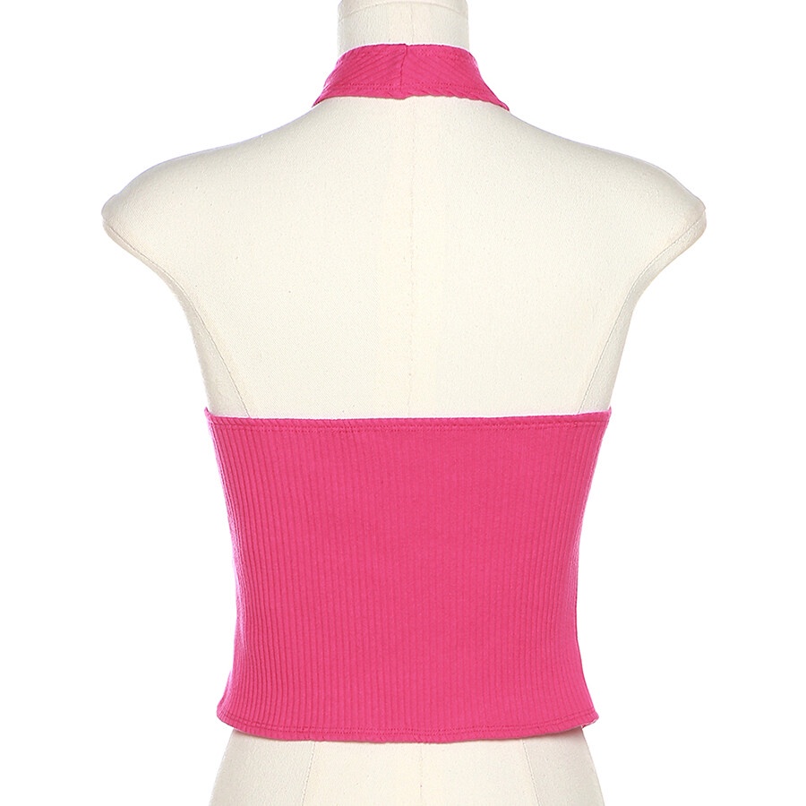 Weird Puss Áo Sát Nách Ôm Dáng Cổ Điển Quyến Rũ Thoáng Khí Cao Cấp Phong Cách Đường Phố Mùa Hè Mát Mẻ Dành