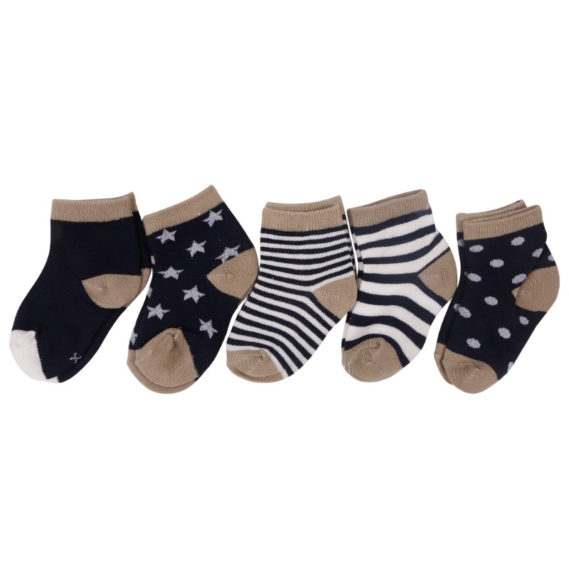 Bộ 5 Đôi Vớ Họa Tiết Hoạt Hình Phong Cách Xuân Thu Cho Bé