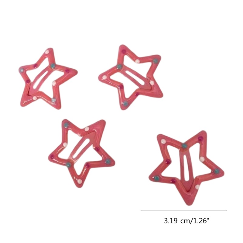 Kẹp Tóc Hình Ngôi Sao Nhiều Màu Sắc Thời Trang Mùa Hè