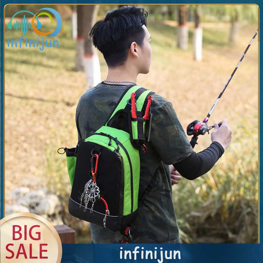 Túi Đeo Chéo Ngực Vải Oxford Phản Quang Nhiều Lớp Thời Trang Cao Cấp Cho Nam