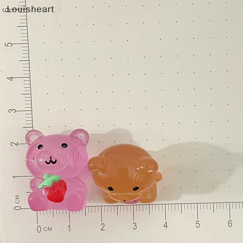 Set 2 Gấu Bông Louisheart Phát Quang Trang Trí Tiểu Cảnh