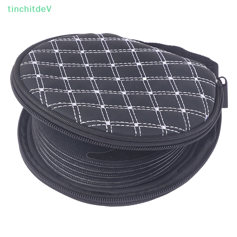 Túi Đựng Đĩa CD / DVD Sức Chứa Lớn 20 Ngăn Bằng Nhựa Cứng Có Khóa Kéo Tiện Dụng Mang Theo Du Lịch / Nhà Cửa