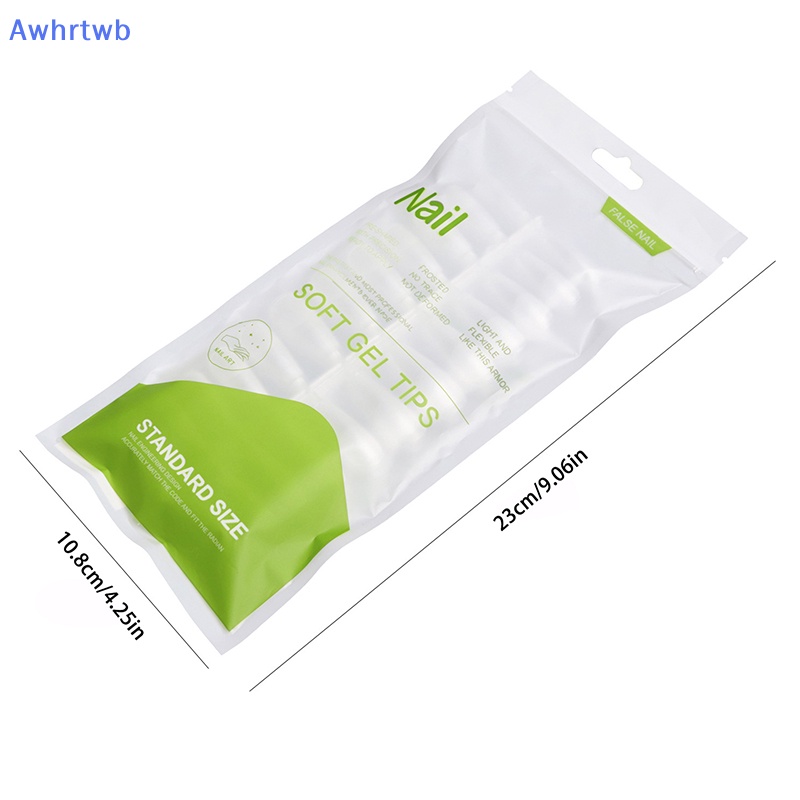 Bộ 120 Móng Tay Giả Nối Dài Bằng Acrylic Che Phủ Toàn Diện Mới